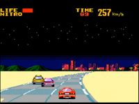 une photo d'Ã©cran de Battle Outrun sur Sega Master System